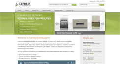 Desktop Screenshot of cypressenvirosystems.com